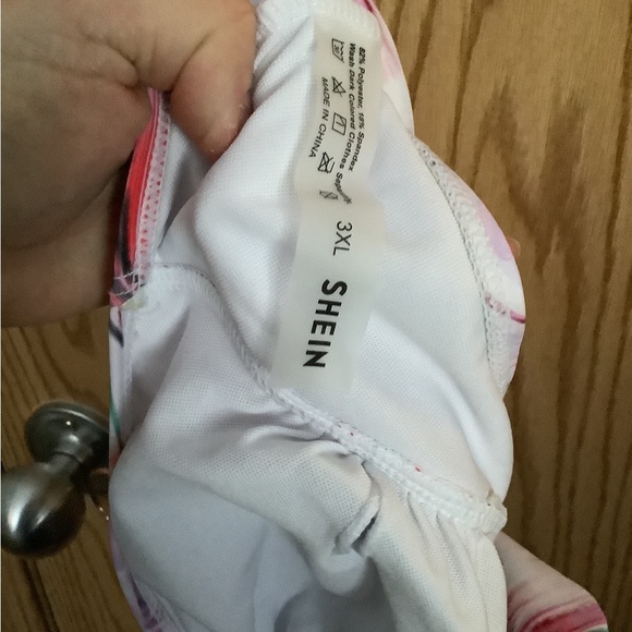 🍉 Shein bikini, Plus Size, halter top, high rise bottom, 3X, NWOT - Picture 7 of 14